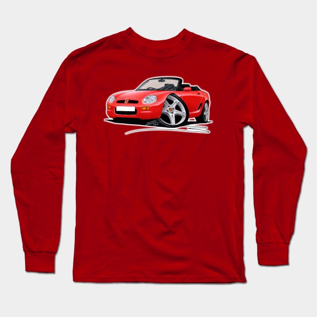 MGF Red Long Sleeve T-Shirt by y30man5